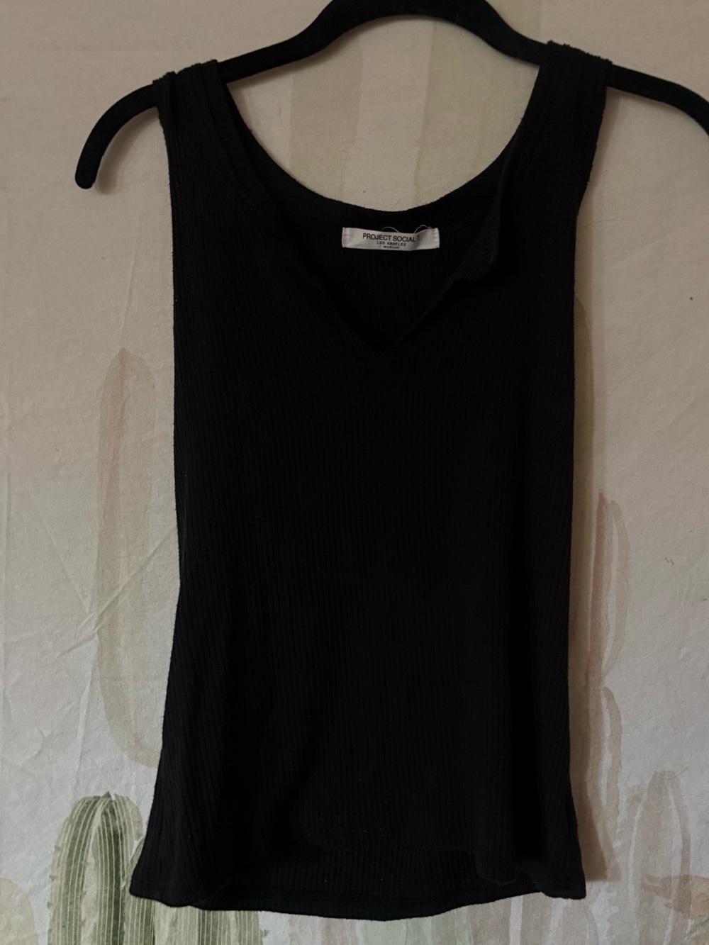 Project Social T Ribbed Tank Top 🌵Medium